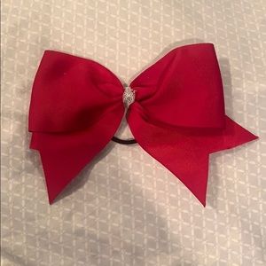 Red Cheer Bow